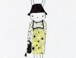 Kate Moss, Fifi Lapin és a húsvéti nyuszis divat - illusztracio, ujdonsagok -
