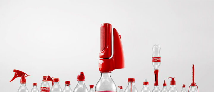 Coca Cola palackok új élete - design-2, artdesign -