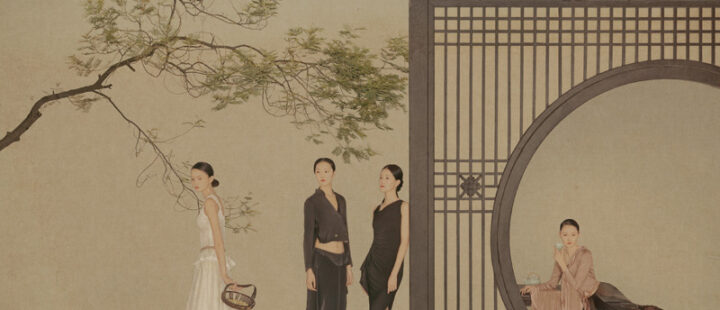 Tradícionális kínai festmények stílusában készített divatfotók - minden-mas, artdesign -