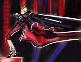 Madonna a Brit Awards-on - illusztráció - minden-mas, illusztracio, artdesign -