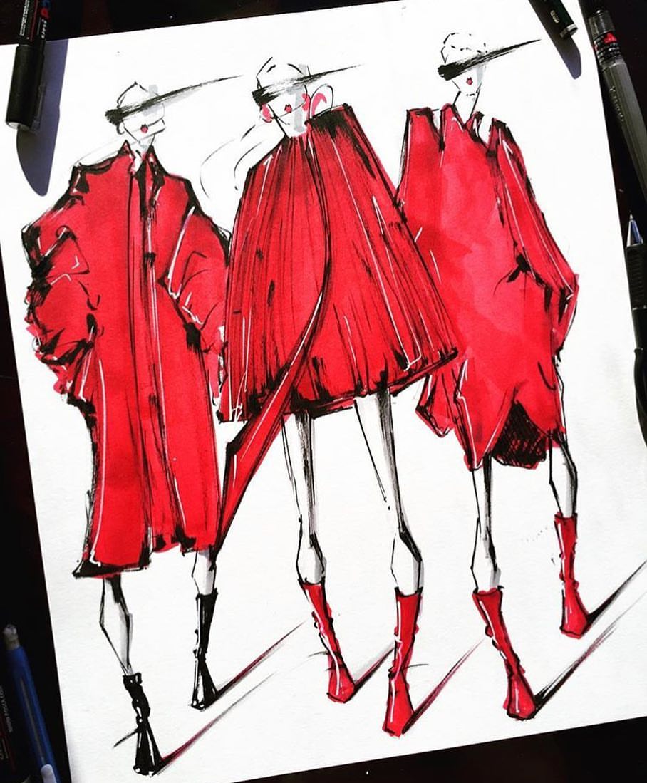 Fantasztikus rajzokat készít Céline Dion táncos barátja - illusztracio, artdesign -