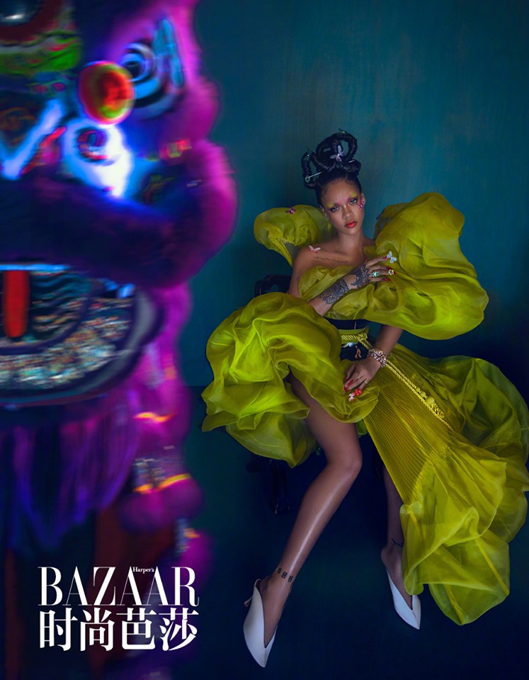 Rihanna mesebeli keleti hercegnő lett a Harper's Bazaar oldalain - ujdonsagok -
