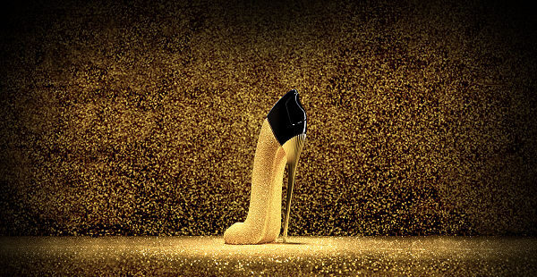 Csillogó arany cipő Carolina Herrera legújabb Good Girl parfümje- Glorious Gold - parfum-2, beauty-szepsegapolas -