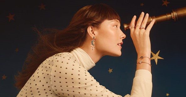 Swarovski cosmic winter collection looks to the stars - jewellery, fashion -