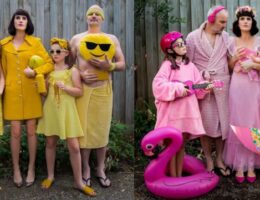 Vicces szivárványszínű családi képeket készített a karanténban az ausztrál fotós - ujdonsagok, design-2 -