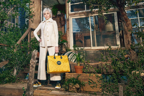 Jane Fonda is feltűnik a Gucci új környezettudatos kapszula kollekciójának kampányában - ujdonsagok -