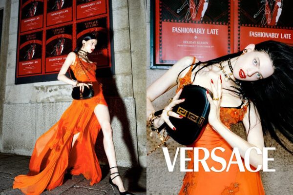 Versace Holiday 2022 Campaign with Lily McMenamy - fashion, campaign - Night at the opera